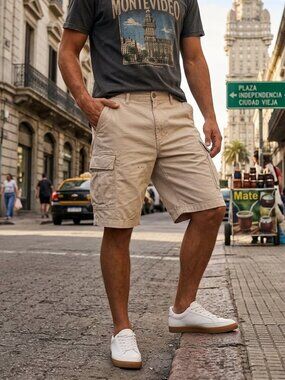 Levi’s 502 Beige Cargo Shorts - Men’s 38 - Gorpcore/Workwear